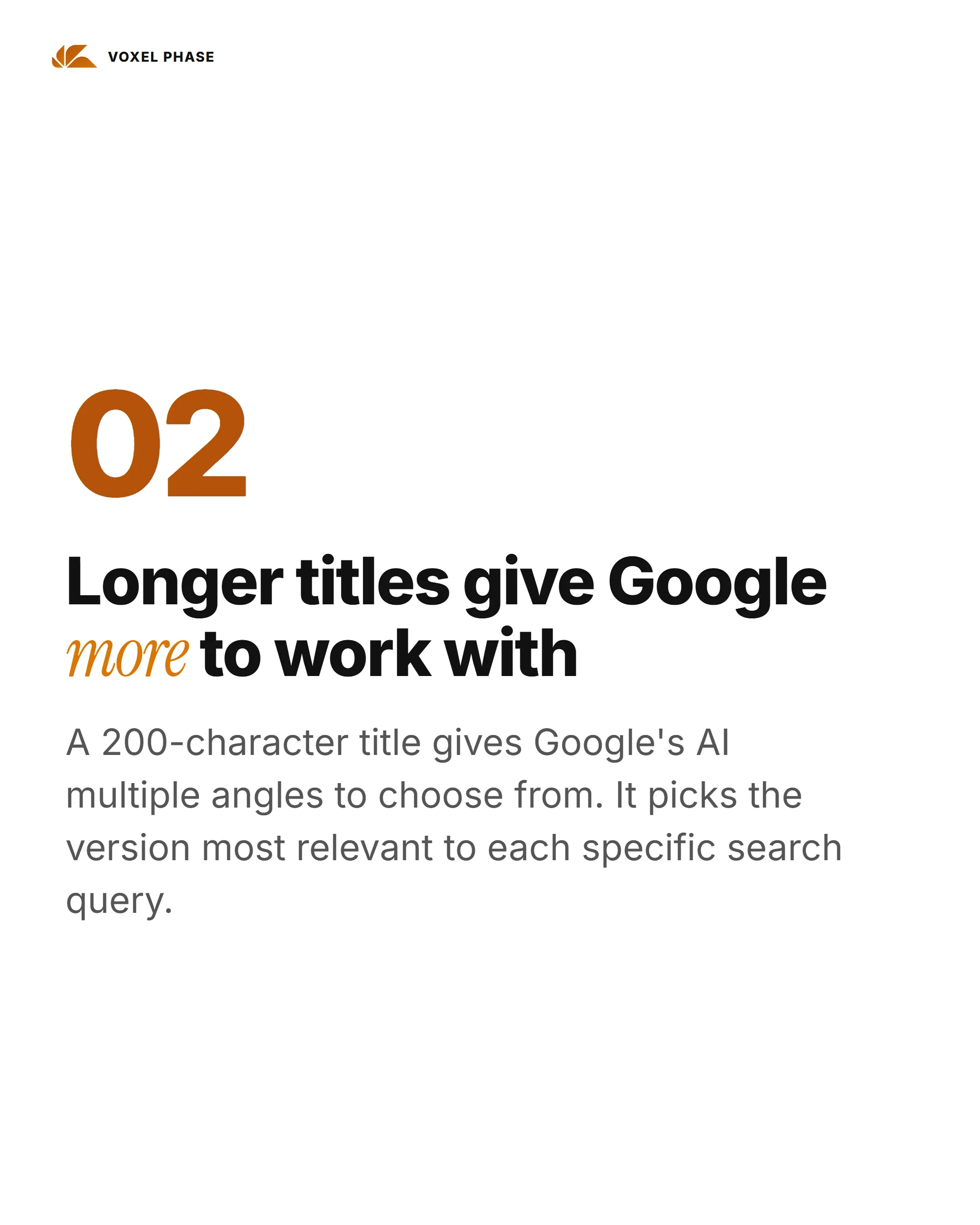 The 60-Character Title Myth Is Dead The 60-Character Title Myth Is Dead: slide 3 of 7