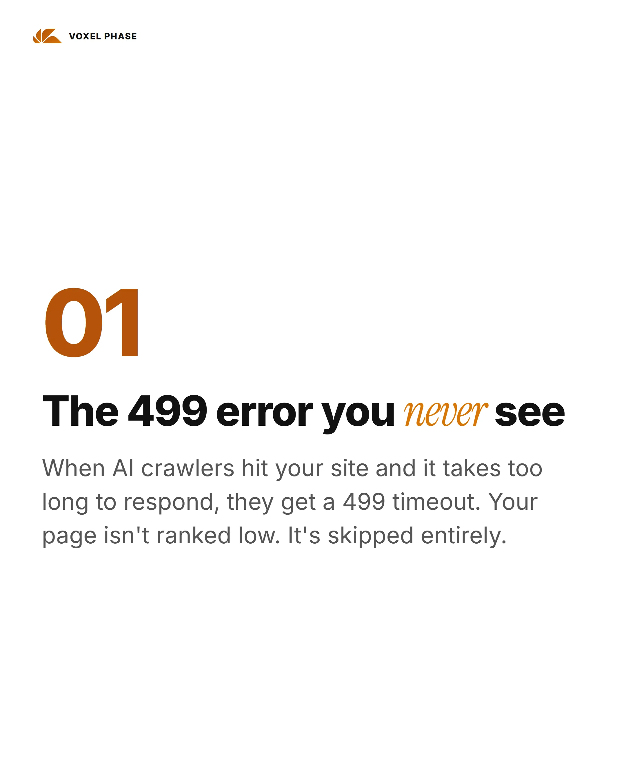 AI Search Engines Ignore Slow Websites AI Search Engines Ignore Slow Websites: slide 2 of 7