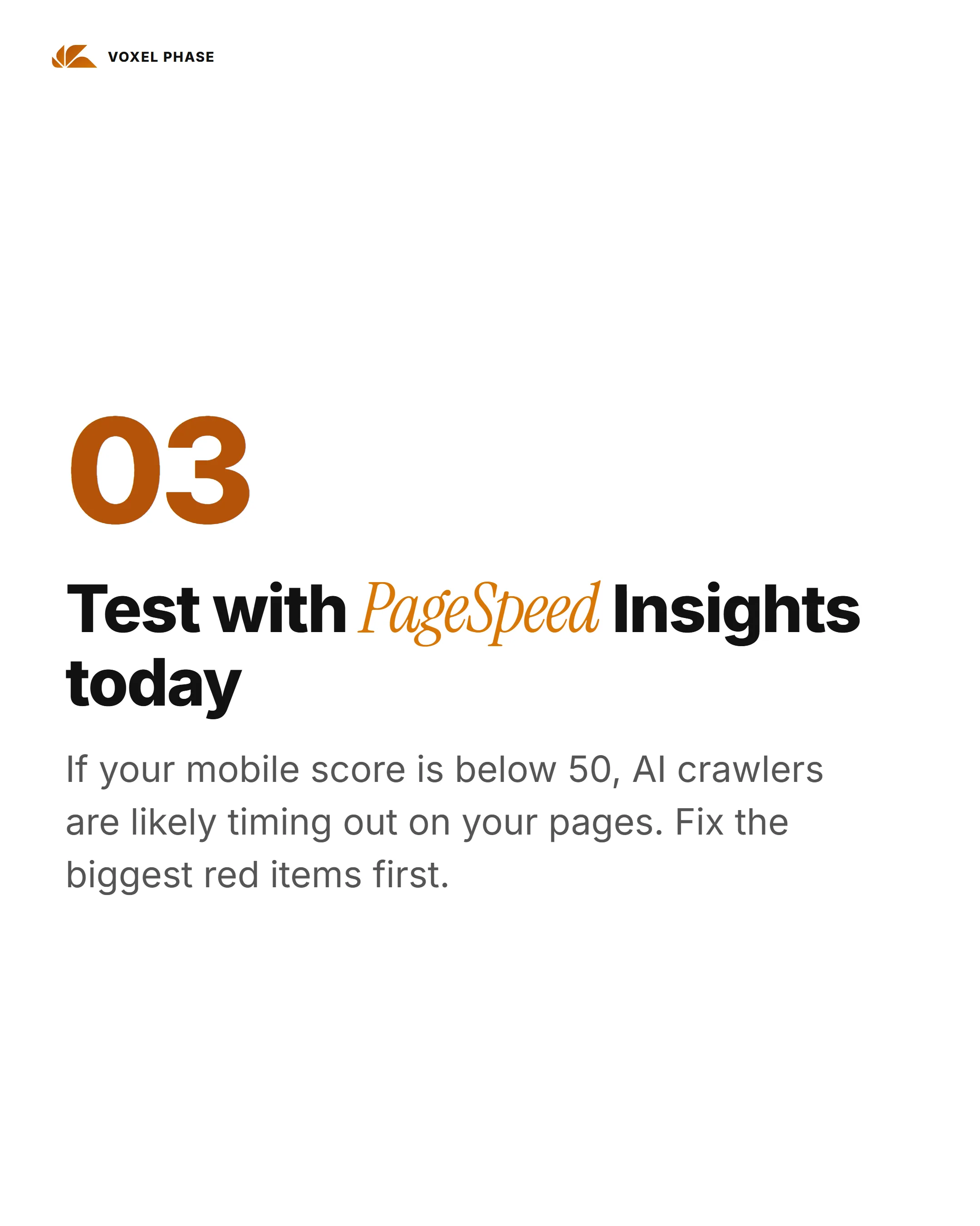 AI Search Engines Ignore Slow Websites AI Search Engines Ignore Slow Websites: slide 4 of 7