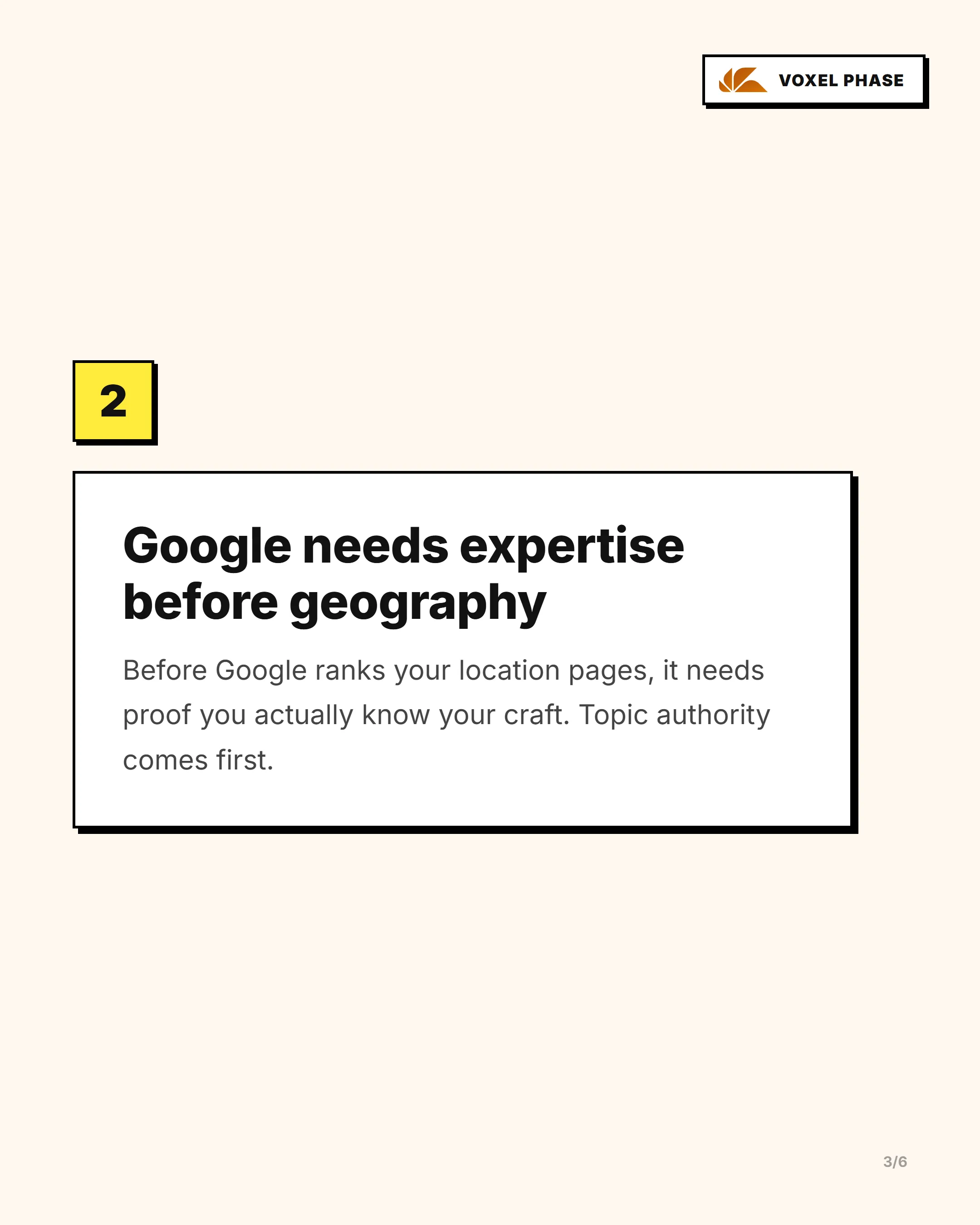 Your City+Service Pages Aren't Ranking Your City+Service Pages Aren't Ranking: slide 3 of 5