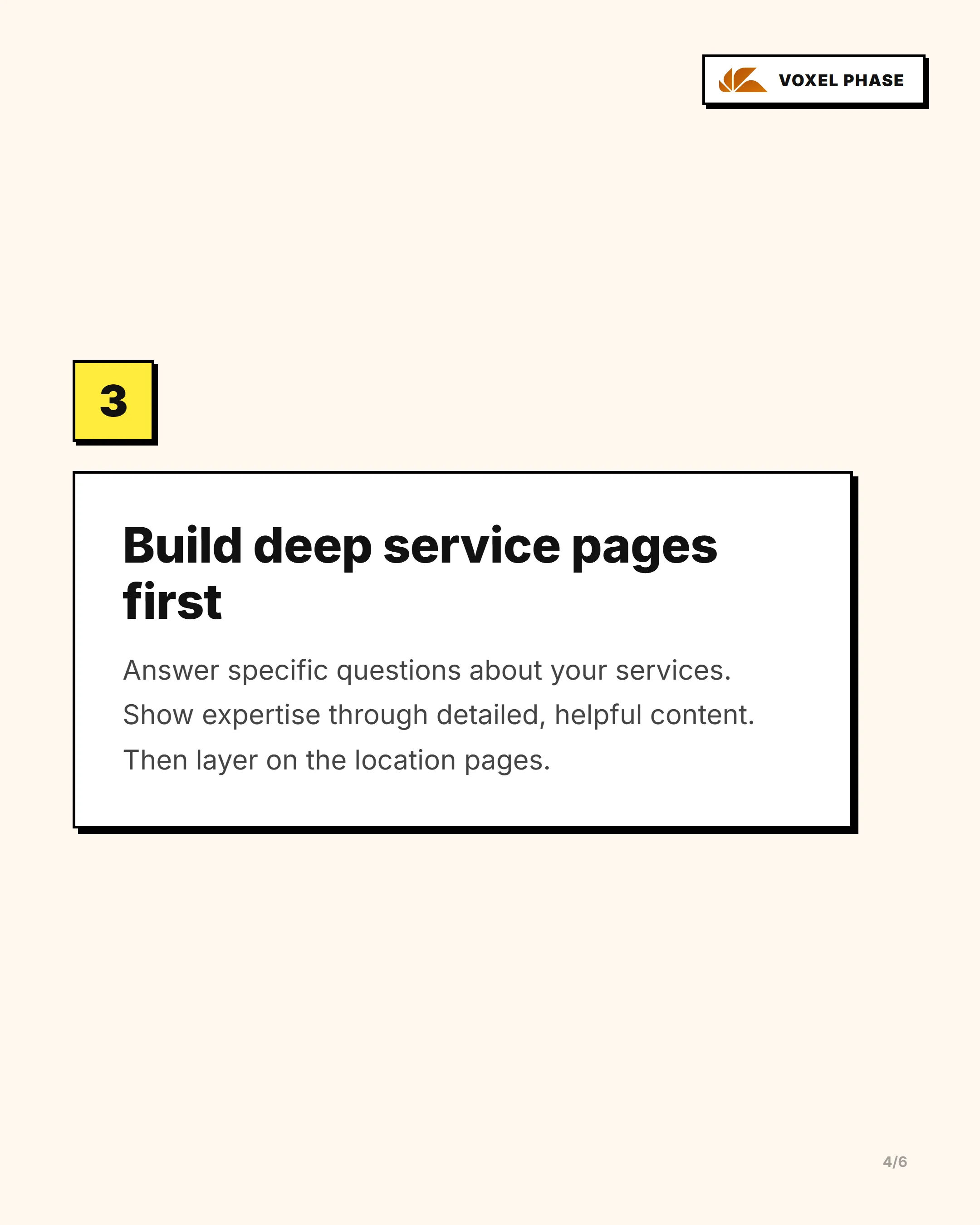 Your City+Service Pages Aren't Ranking Your City+Service Pages Aren't Ranking: slide 4 of 5