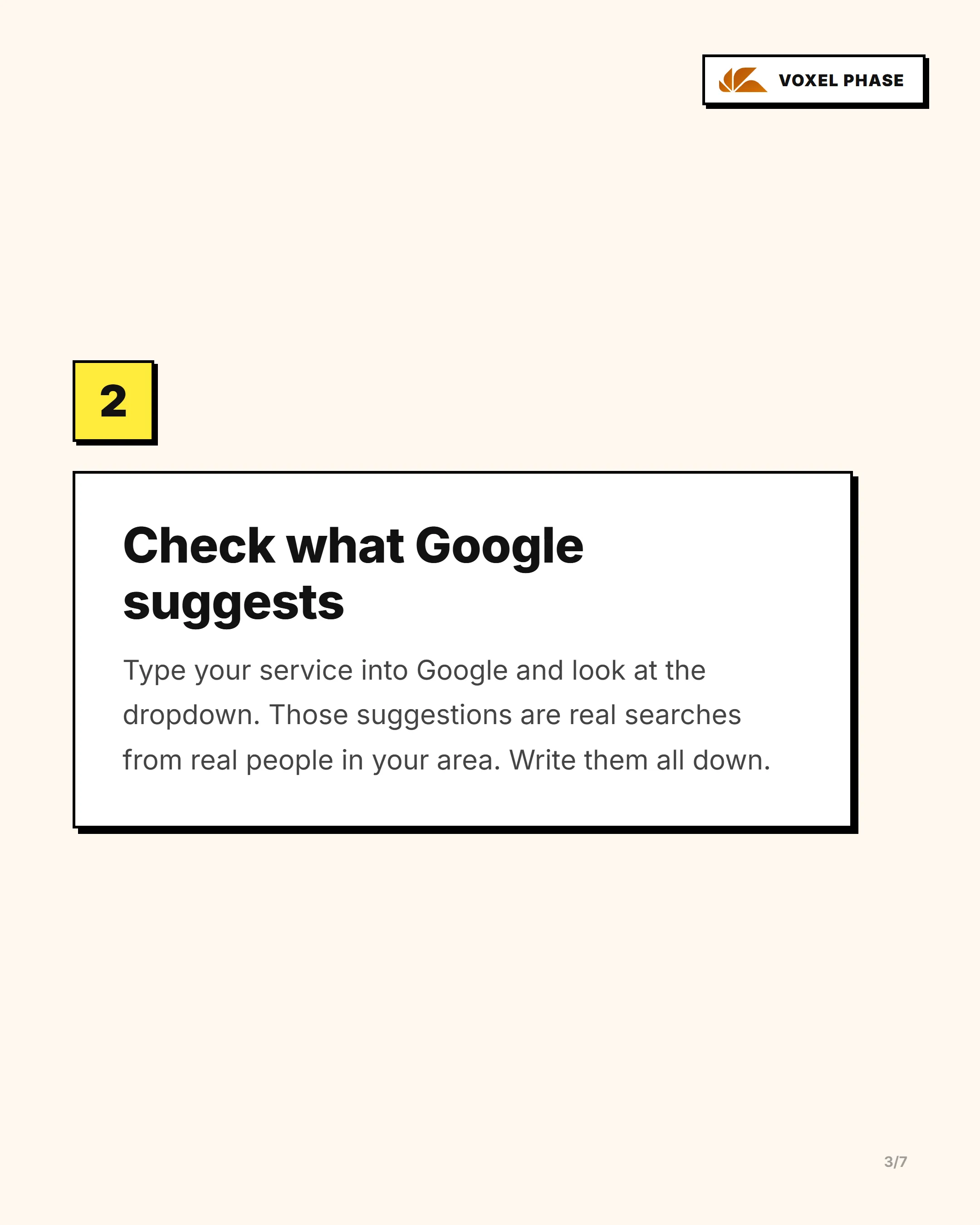 Find the Exact Words Your Customers Google Find the Exact Words Your Customers Google: slide 3 of 6