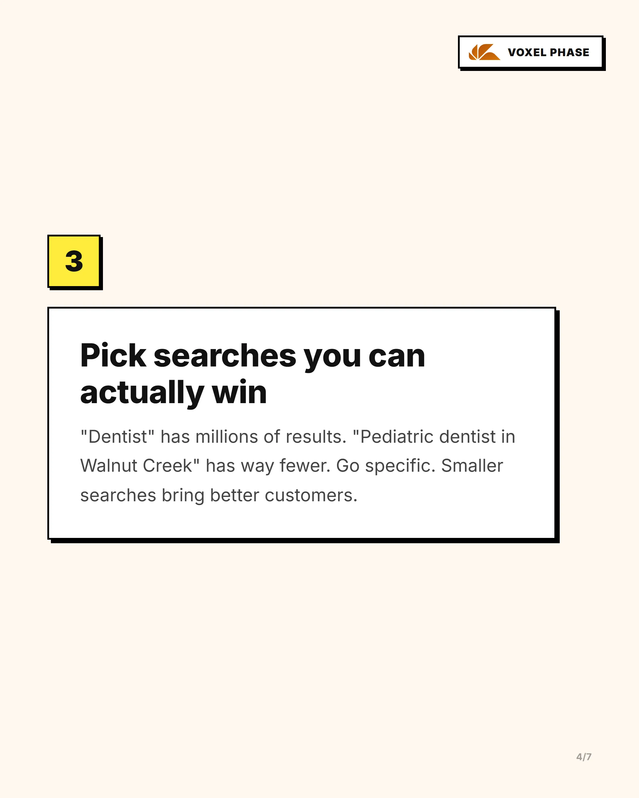 Find the Exact Words Your Customers Google Find the Exact Words Your Customers Google: slide 4 of 6