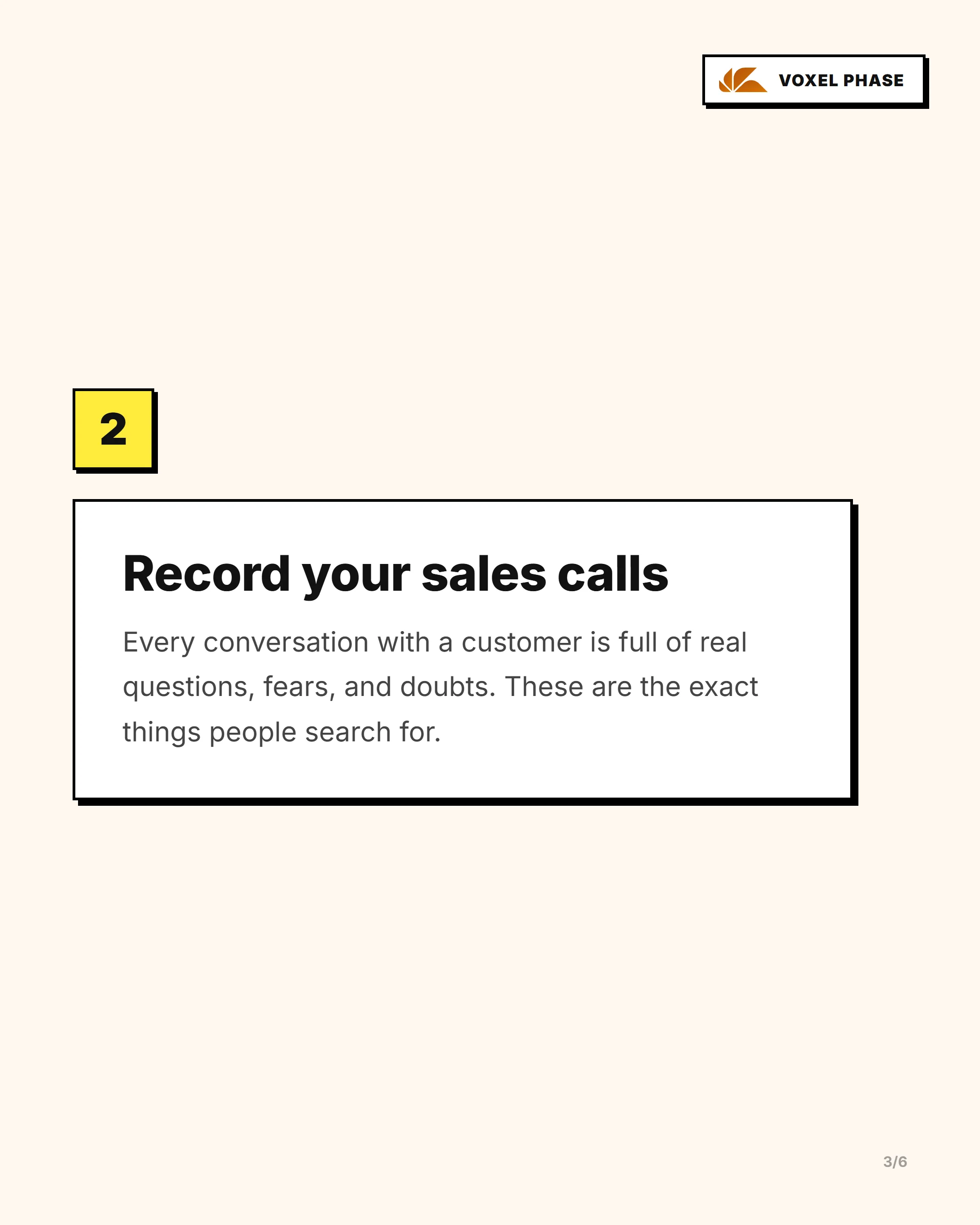The Sales Call Content Method The Sales Call Content Method: slide 3 of 5